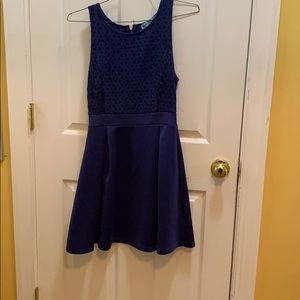 Dina Be Short  Navy Blue Dress